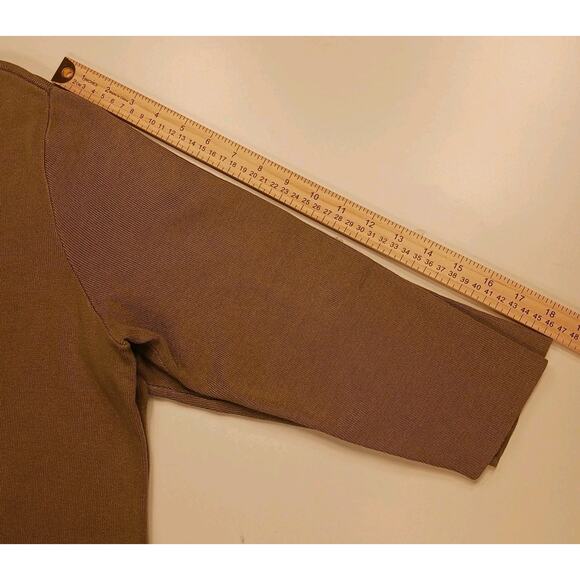 Whisper Knit by Louis Dell'Olio Women's 1X Knit Sweater Tunic Olive Green - Picture 9 of 9